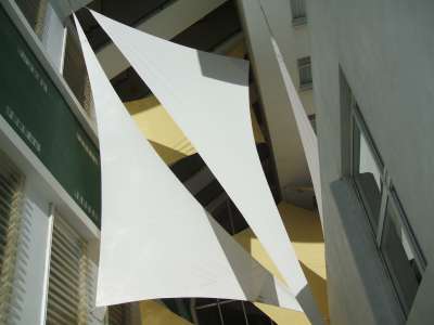 Atrium awning